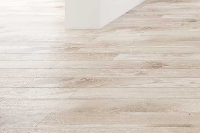 Laminat passt auch zum minimalistischen Stil - so wandelbar Helle offene Küche mit Laminatboden